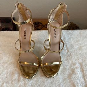 Bebe Gold heels